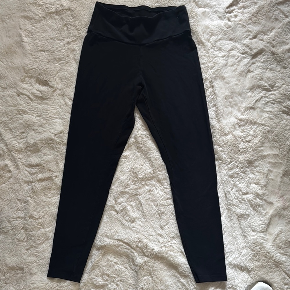 Express Stretch Black Leggings - Ankle Length - Small